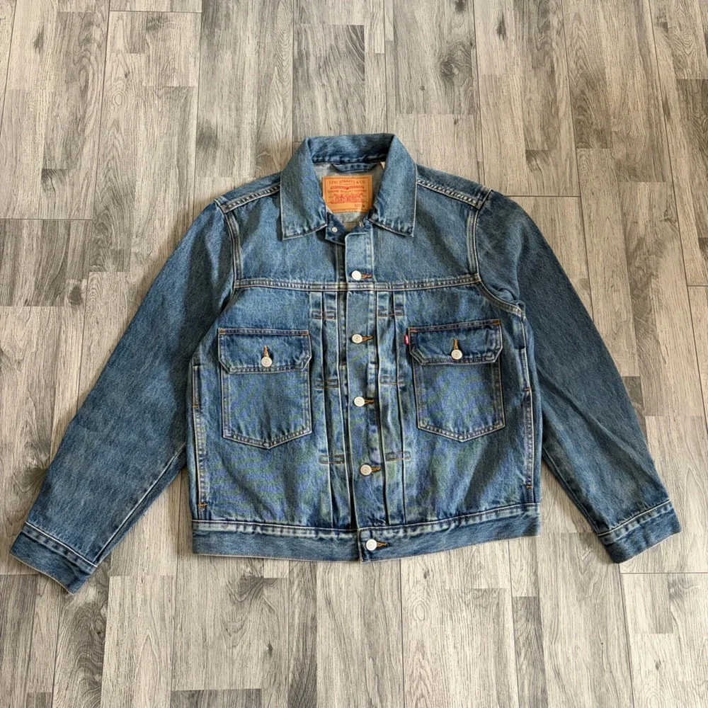 Levi’s x DENIM TEARS Dark Wash Blue Denim Type II Jacket Sample NWOT